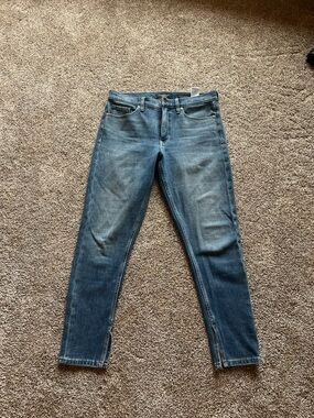 Banana Republic Women's Medium Blue Mid-Rise Skinny Jeans